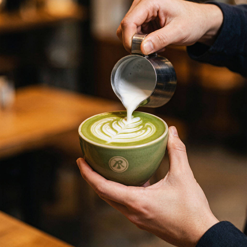 Matcha Latte & Cafés
