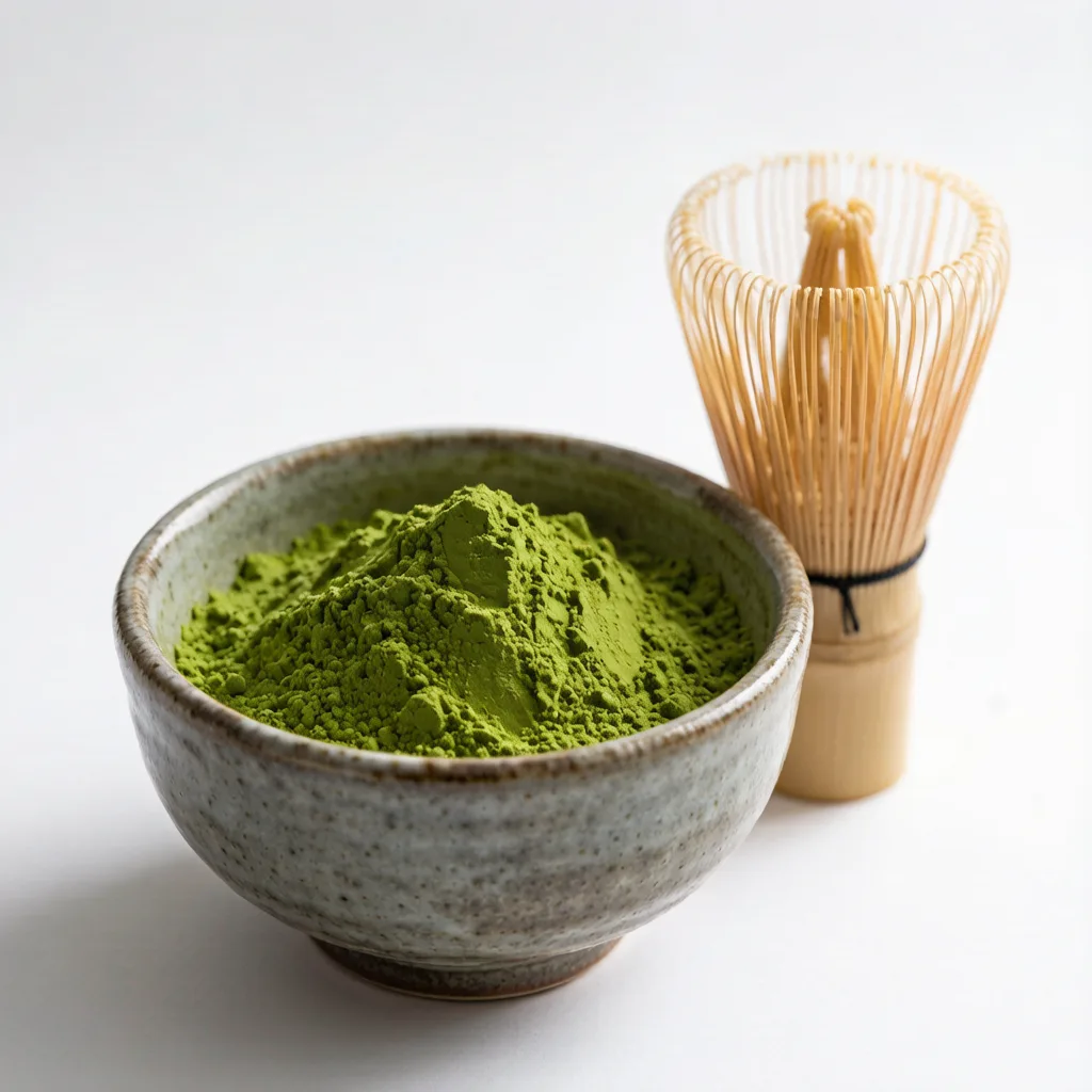 Premium Matcha Powder in Traditional Japanese Ceramic Bowl | Terra Matcha